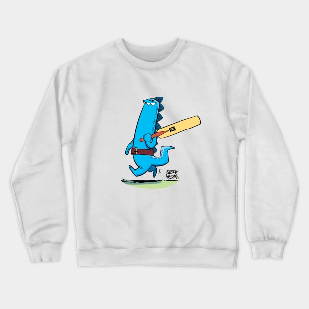 Lizardman has the cure Crewneck Sweatshirt by Slack Wyrm